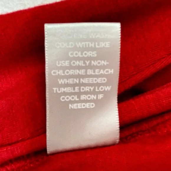 NWT Avenue Studio 14/16 Red Open Front Cardigan Long Sleeve Layering Sweater - Picture 8 of 10